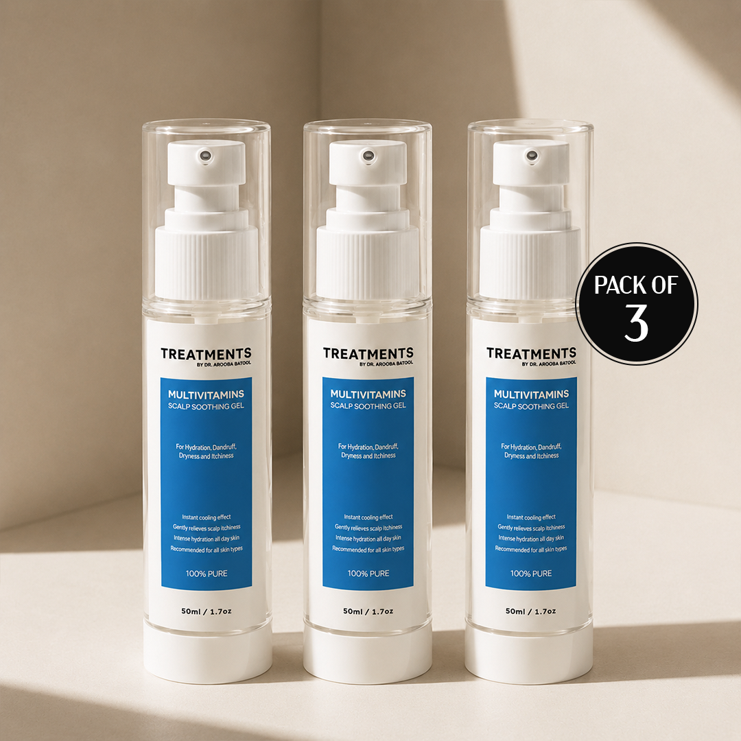 MULTIVITAMINS SCALP SOOTHING GEL - For Fighting Dandruff, Dryness and Itching