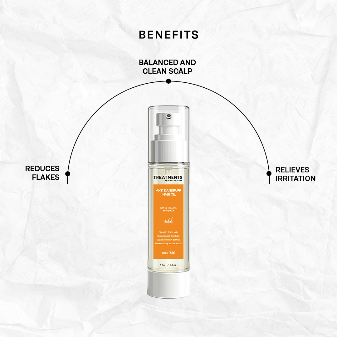 Anti Dandruff Oil - With Tea Tree, Clove, and Thyme Oil