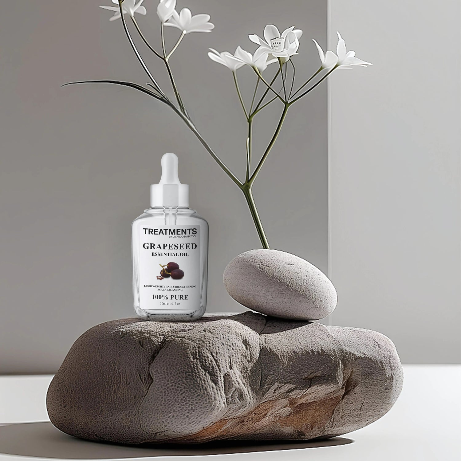 Grapeseed Essential Oil - Hair Strengthening  Scalp Balancing