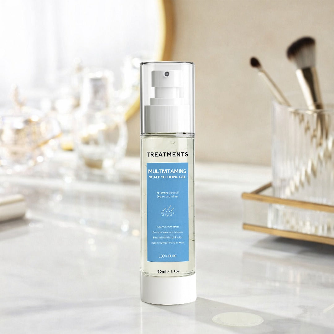 MULTIVITAMINS SCALP SOOTHING GEL - For Fighting Dandruff, Dryness and Itching