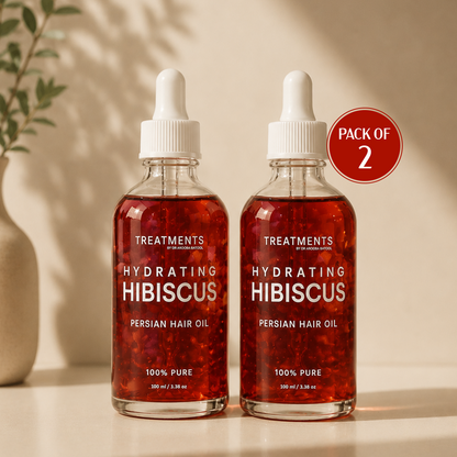 Hydrating Hibiscus Persian Hair Oil - For Premature Greying &amp; Dull Hair