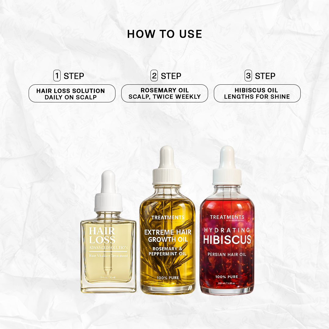 30 Days Hair Growth Trio -  Deal of The Year - Avail Flat 25% Off