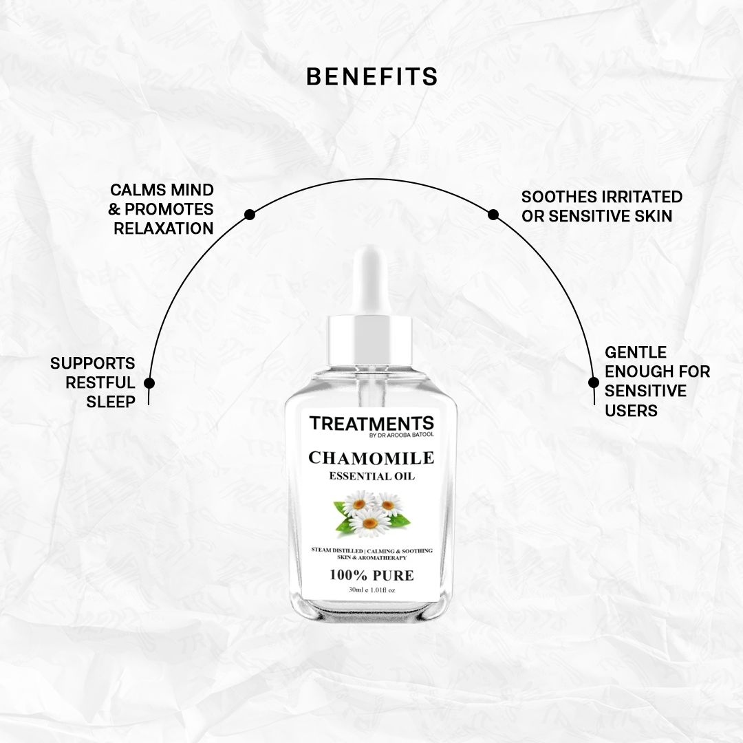Chamomile Essential Oil - Calming &amp; Soothing Skin &amp; Aromatherapy