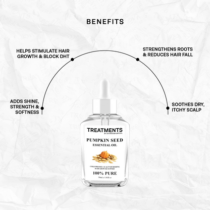 Pumpkin Seed Essential Oil - Scalp Nourishing Hair Growth Support