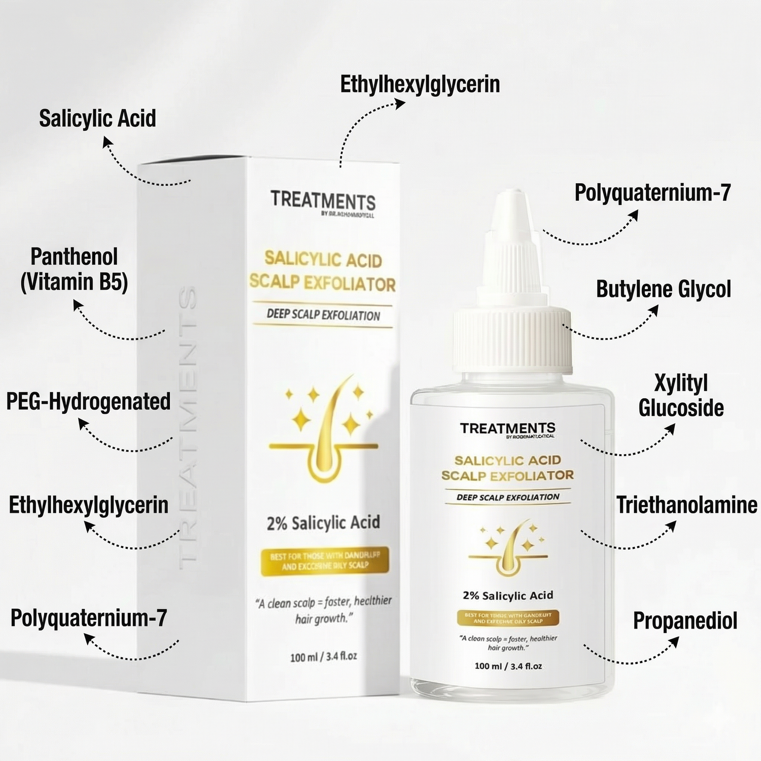 Salicylic Acid Scalp Exfoliator Toner