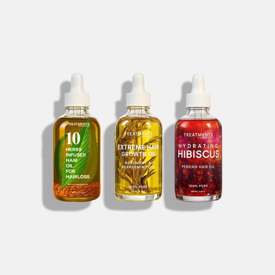 Nourishing Hair Trio Bundle: 3-Oil Bundle for Healthy, Vibrant Locks