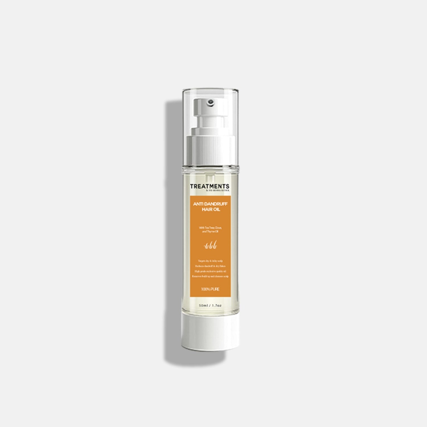 ANTI DANDRUFF HAIR OIL - With Tea Tree, Clove, and Thyme Oil