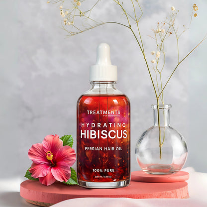 Hydrating Hibiscus Persian Hair Oil - For Premature Greying &amp; Dull Hair