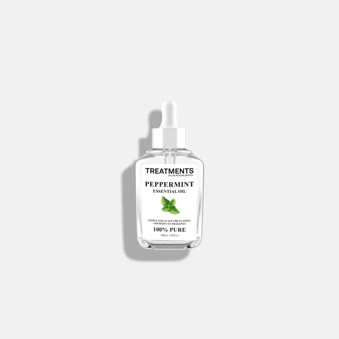 Peppermint Essential Oil - Stimulates scalp circulation  and reduces migraines