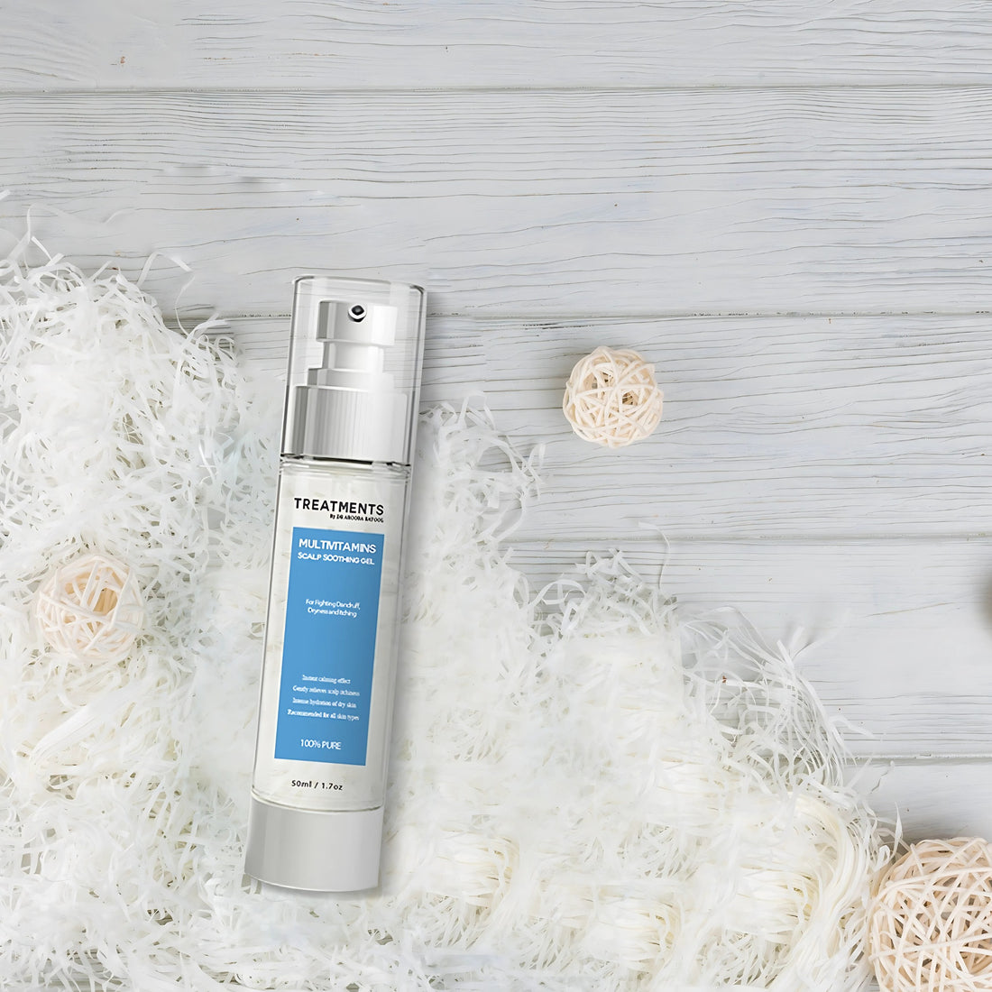 MULTIVITAMINS SCALP SOOTHING GEL - For Fighting Dandruff, Dryness and Itching