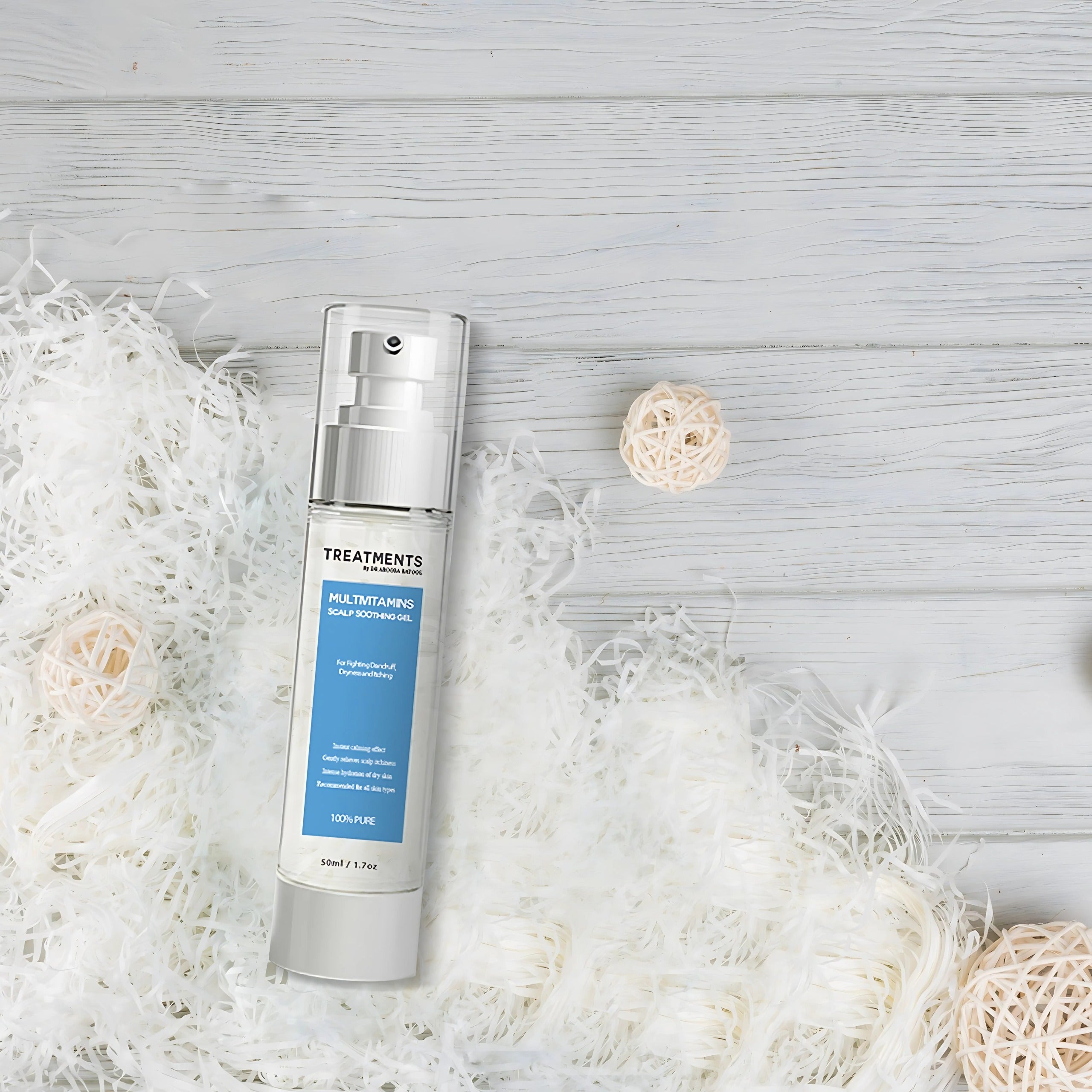 MULTIVITAMINS SCALP SOOTHING GEL - For Fighting Dandruff, Dryness and Itching